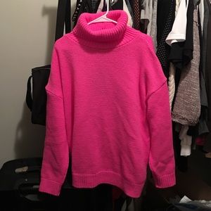 Pretty Little Thing Pink Turtleneck Sweater